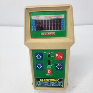 Vintage 1978 COLECO Electronic Quarterback Football Handheld Game